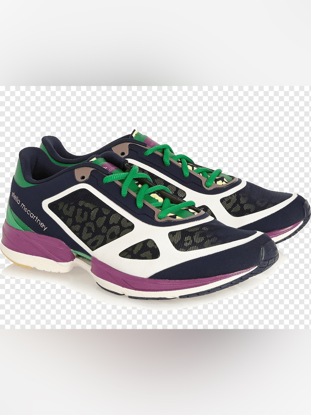 Stella McCartney Navy & Purple Athletic Sneakers